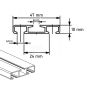 Szyna Sufitowa Aluminiowa DUO 2+1- 300 cm  ( Opakowanie Zbiorcze -60mb ) - 5