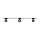 Sznurek Wave 6 cm Czarny obrotowy ( mb )